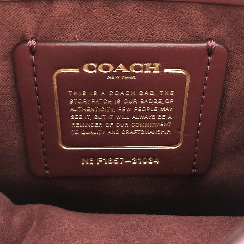 Coach Quilted & Rivet Chain Shoulder Bag
