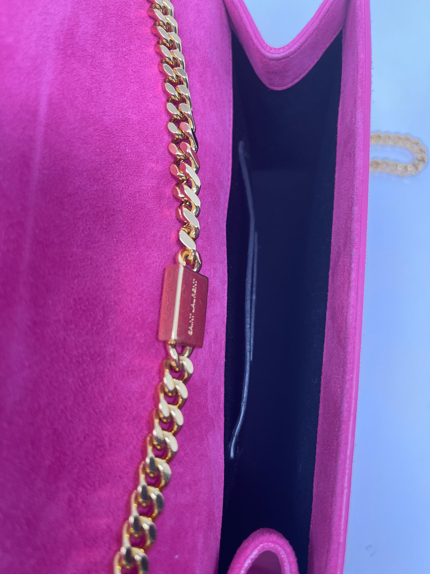 Saint Laurent Suede Kate Tassel Bag